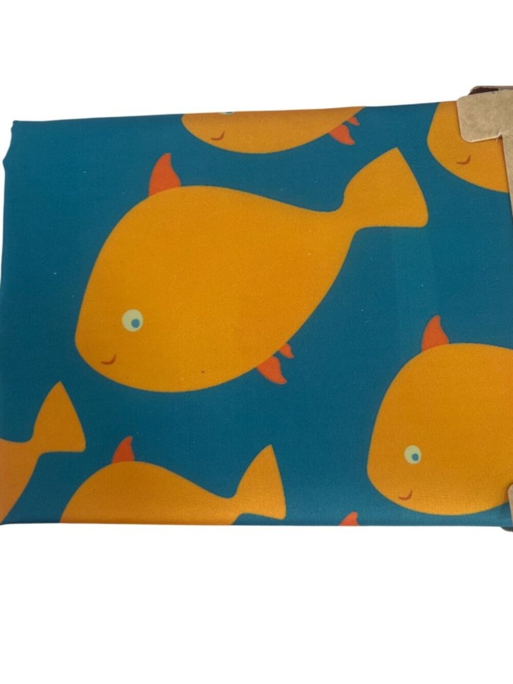 Sunlit Shower Curtain Fish Design Water Repellent Blue New 72x72 Kids